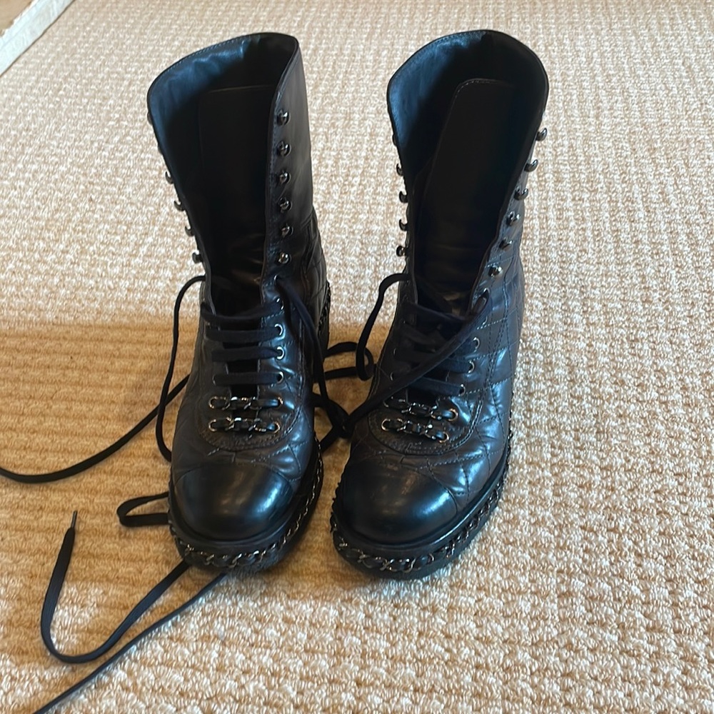 Boots have small scuffs